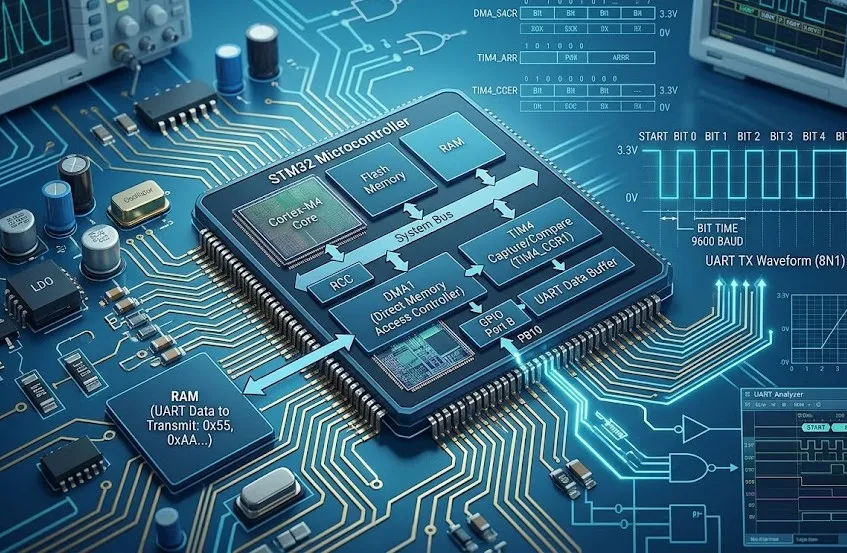 stm-timer-dma-uart