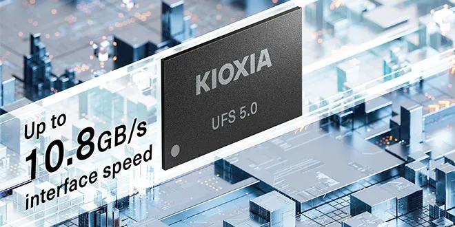 KIOXIA ส่ง UFS 5.0 ชูประสิทธิภาพสูง รองรับยุค On-device AI