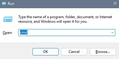 call command prompt by windows + R