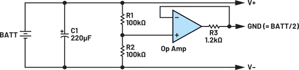 วงจรแบ่งรางจ่ายไฟ (Rail-splitter circuit)