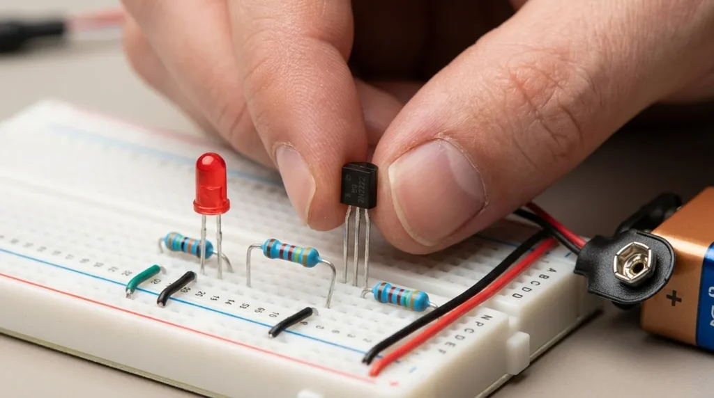 Solid-State Switching EP.01 - BJT Transistor เป็นสวิตช์อิเล็กทรอนิกส์ไร้เสียง